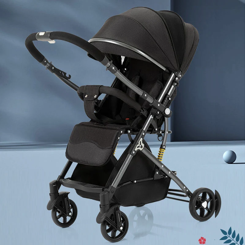 Folding Strollers Can Sit Lying Flat Two-Way Pocket Baby Stroller